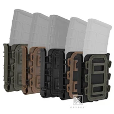 KRYDEX Soft Shell 5.56mm 7.62mm Mag Pouch Magazine Carrier with Molle Clip