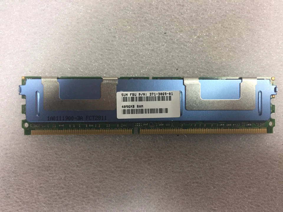 4GB Micron MT36HTF51272FY-667E1D4 PC2-5300F DDR2 2Rx4 FBDIMM ECC Server Memory - Image 2 of 2