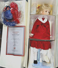 1993 RENOIR GIRL WITH A HAT PORCELAIN DOLL MINT IN BOX BY PHYLLIS WRIGHT w/COA — photo 2