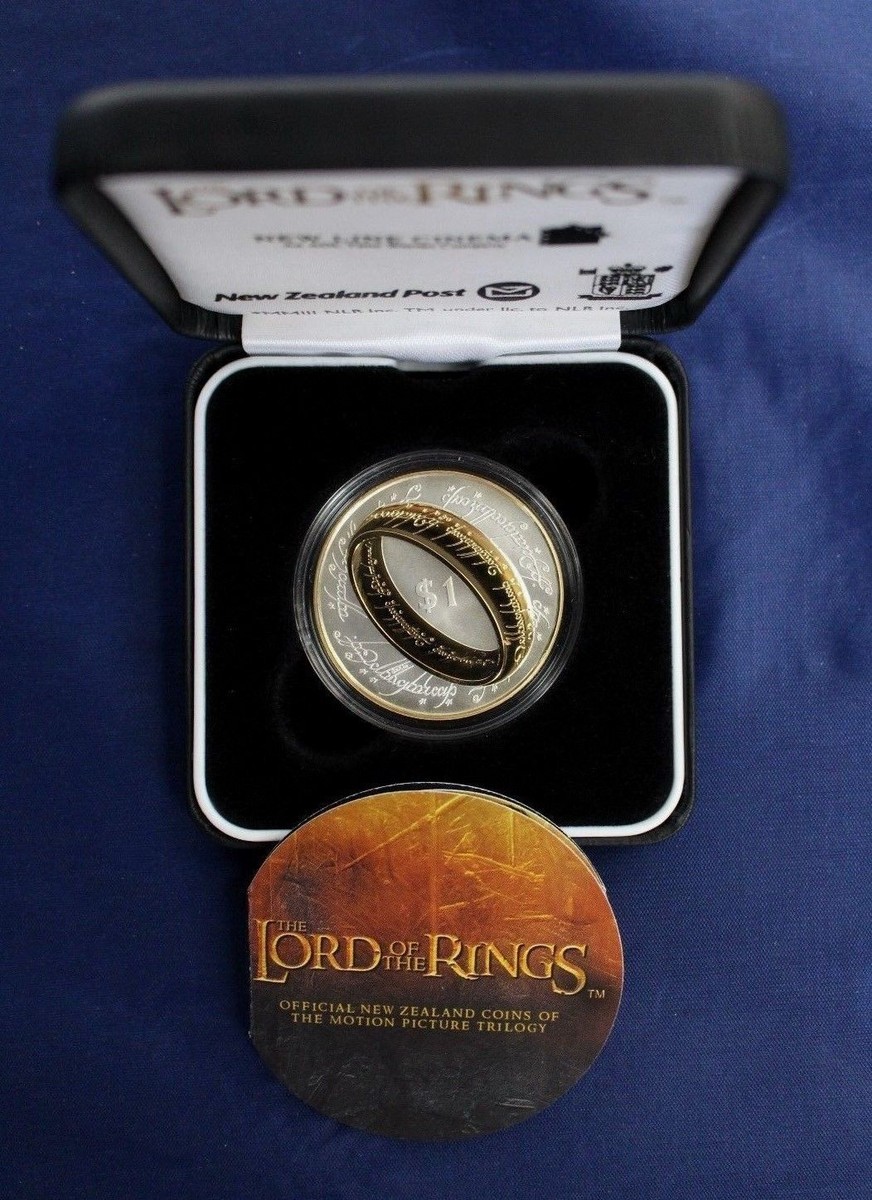 New Zealand Lord Lotr Coins New Zealand 2003 Silver Proof Coin- Lord Of The  Rings Coin