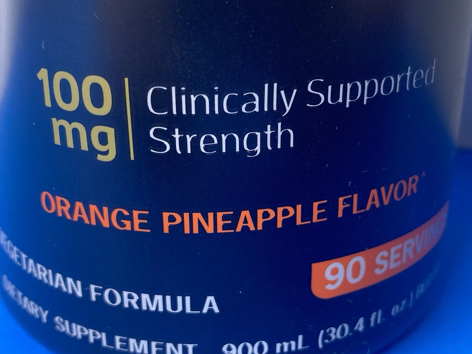 Qunol Líquido CoQ10 100 mg., 30,4 Onzas Piña Naranja Sin Azúcar 26/09 Foto 4 de 4