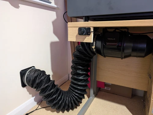 Schnellspanner 100mm Entlüftungskanal für XTOOL S1, P2, M1, D1 Pro, F1 Ultra Ø75, Ø150mm