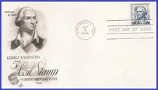 USA5 #1304 U/A ARTCRAFT FDC   George Washington