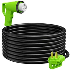 36 Foot 50 Amp RV Extension Power Cord 100% Copper Wires Trailer Motorhome New!
