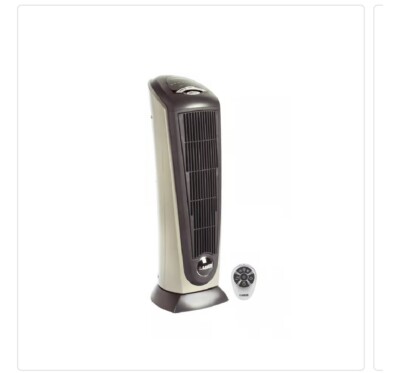 Oscillating Ceramic Tower Space Heat Adjustable Thermostat Timer Remote Control