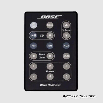 Bose Wave Radio/CD Radio CD Remote Control Black AWRC1G AWRC-1G AWRC-1P AWRC1P