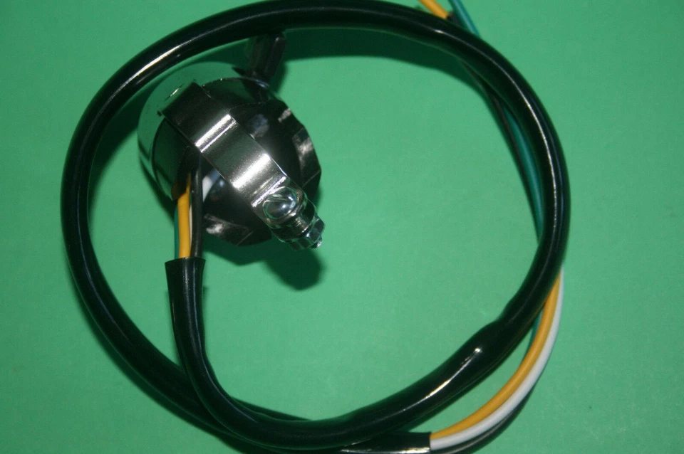 BSA ARIEL AJS TRIUMPH RÉPLICA MILLER CROMO BOCINA INTERRUPTOR DE INMERSIÓN 7/8" BARRAS 157HV Foto 2 de 4