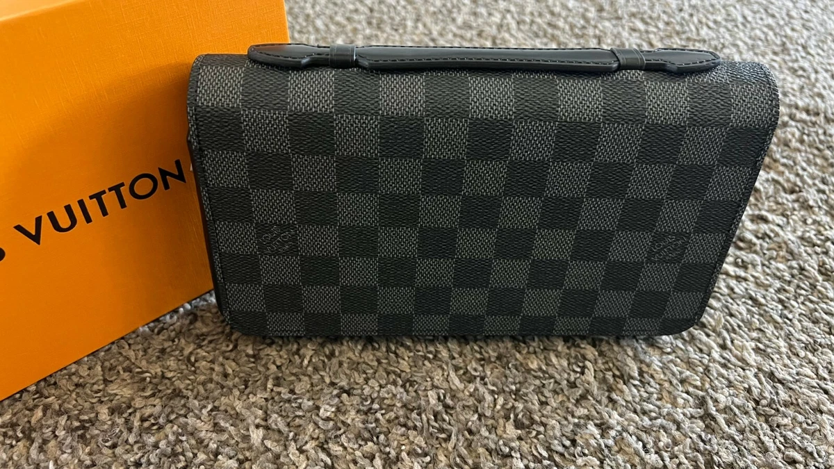 Louis Vuitton Zippy XL Long Bifold Wallet Damier Graphite N41503
