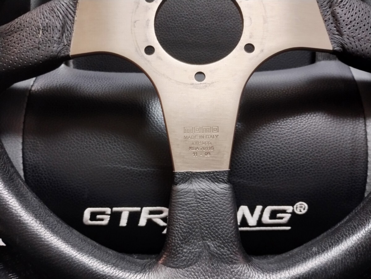 MOMO RACE 35Œ¶ Steering Wheel with Honda Horn Button for NSX