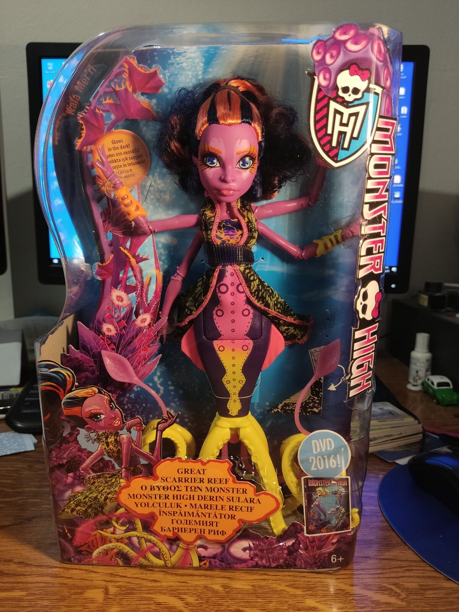 モンスターハイ　ドール　フィギュア Kaala Mer’ri レア Mattel Monster High Doll Great Scarrier Reef Kala Mer'ri Brand New