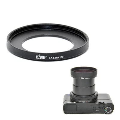 KIWIFOTOS KIWI 52mm Filter Thread Lens Adapter fr Sony RX100M5 RX100M5A RX100M4 RX100M3 M2