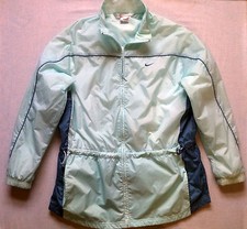 Womens NIKE windbreaker fitness jacket sz L hiking cycling track lined