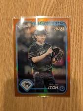 Hiromi Itoh 2024 Topps Chrome NPB #142 Orange Refractor 20/25