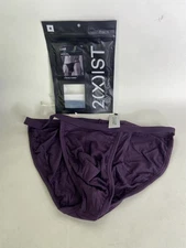2xist Modal Luxe French Brief Underwear Plum Purple 1 Piece Mens Size M