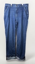 Anthropologie Pilcro The Skipper High Rise Crop Wide Leg 33T