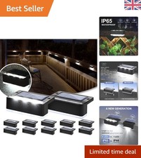 Solar Powered Outdoor Lights 12 Pack - Long-Lasting, Easy to Install & Stylish