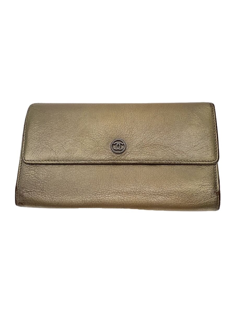 シャネル　L-LONG WALLET 24A Matelasse Bi-fold Long Wallet Lambskin Black Silver hardware