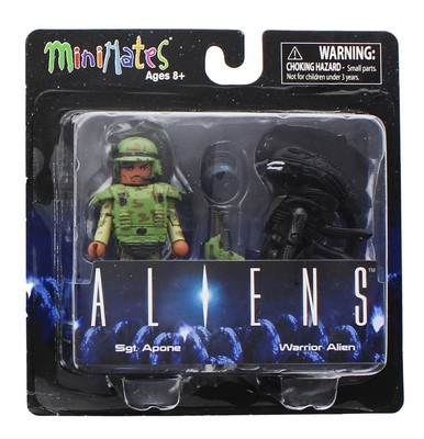 Aliens Minimates Serie 1 2-Pack : Sgt. Apone & Krieger Alien