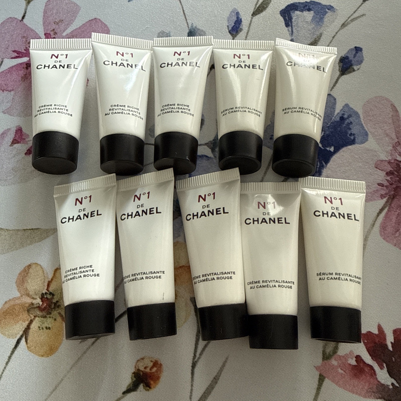 Chanel No 1 Creme Cream Riche + Camelia Serum Mini Lot of 10