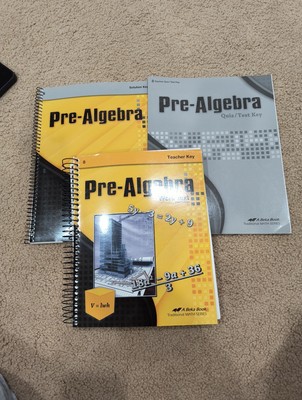 Pre Algebra Book Set A Beka Book