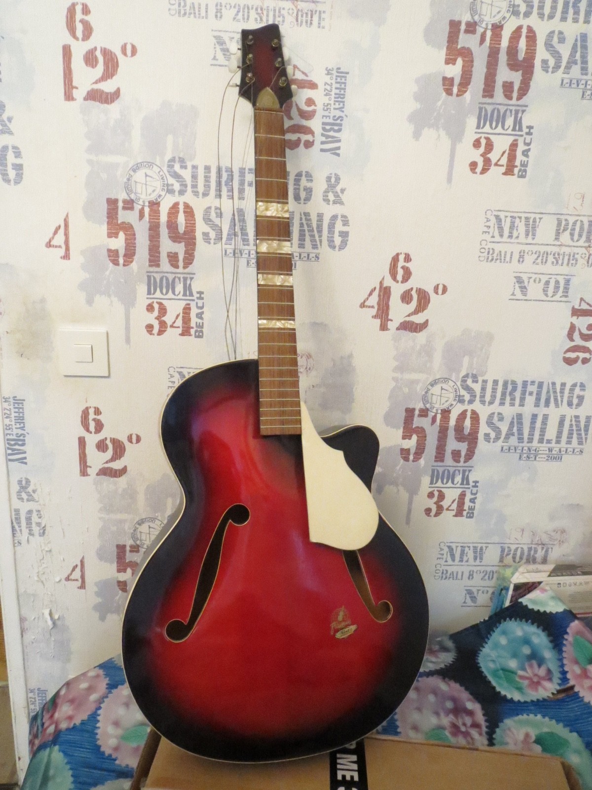 Gitarre,  FRAMUS  1950-60, old guitar, made in W Germany.