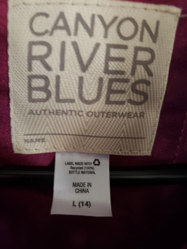 Brand New Women's/Girls Canyon River Blues Hooded Winter Ski Jacket Size L 14 - Image 4 of 4