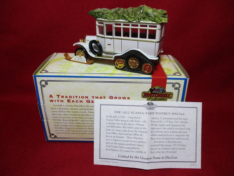 1:43 1922 Scania Vabis Post Bus Christmas Special Matchbox Models of Yesteryear - Image 2 of 4