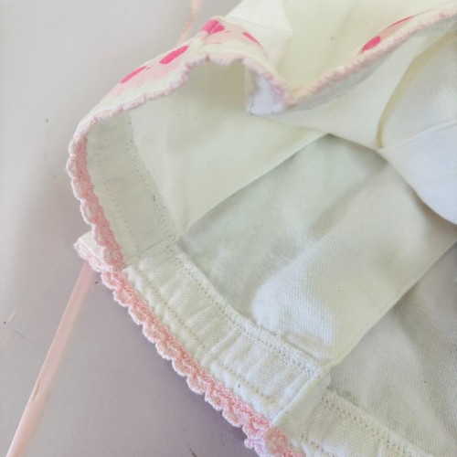 Mezzo Piano Kids Skirt 100cm White Heart Pink Pleats Frill Kawaii Clothing Rare - Picture 21 of 24