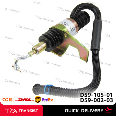 New Solenoid Valve D59-105-01 D59-002-03 24V Fit For Dongfeng Shangchai D6114