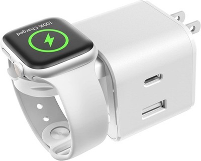 36W for Apple Charging Block with Built-In Watch Charger, Foldable PD Fast Charg