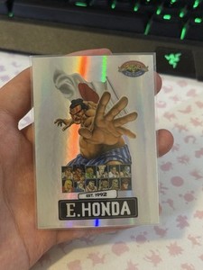 PSA 1 E. Honda Silver Street Fighter 2 Promo Card Champion Edition