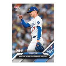 River Ryan - 2024 MLB Topps Now Card 459 - Print Run: 1478 Los Angeles Dodgers
