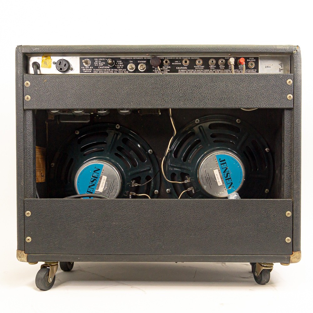 1981 Fender Twin Reverb Silverface Amp w/ Jensen Speakers