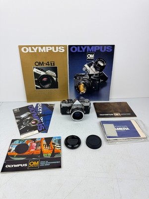 Olympus OM-2n 35mm Film Camera w/ Lens Lot BX