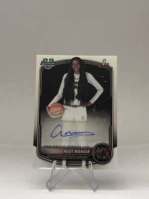 Agot Makeer 2025-26 Bowman - 1st Chrome Auto #CPA-AM - South Carolina