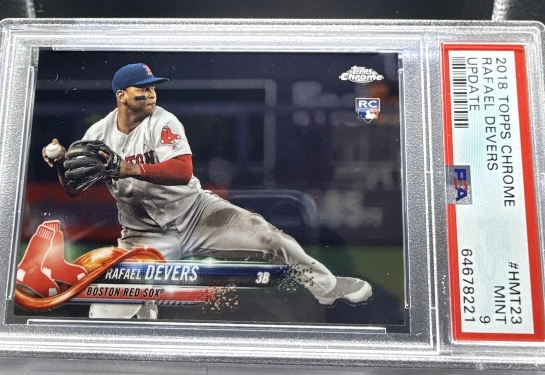 2018 Topps Chrome Update - Rafael Devers #HMT23 (RC) PSA 9