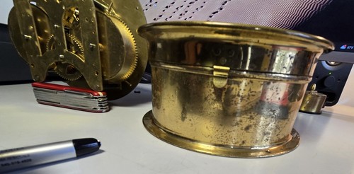 Antique/Vintage Seth Thomas Brass Maritime Brass Ships Clock, Working with Key - Picture 9 of 9