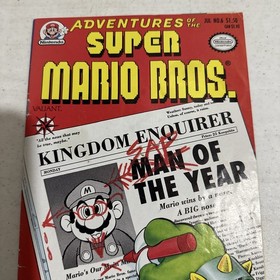 Super Mario Bros. Valiant Nintendo NES Era Comic Book Vol. 1 No. 6 July 1991