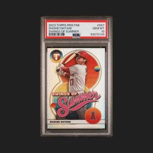 SHOHEI OHTANI 2023 Topps Pristine Swings of Summer SS-7 PSA 10 🔥
