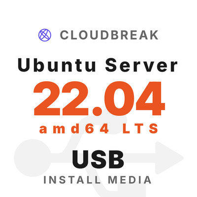 Ubuntu Server 22.04 amd64 LTS Bootable/Live Install USB NEW