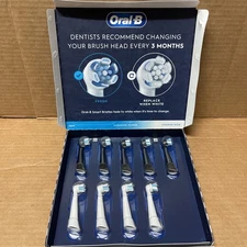 Oral-B iO Deep Clean Replacement Brush Heads 9 Pack – 5 Black, 4 White NOB