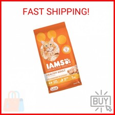 IAMS Proactive Health Adult Healthy Dry Cat Food with Chicken, 3.5 lb. Bag 3.99 per pound
