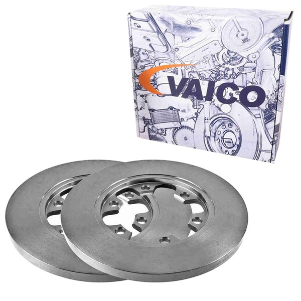 2X Vaico Bremsscheiben 308Mm Voll Hinten Passend FüR Ford Transit | V25-40014-image