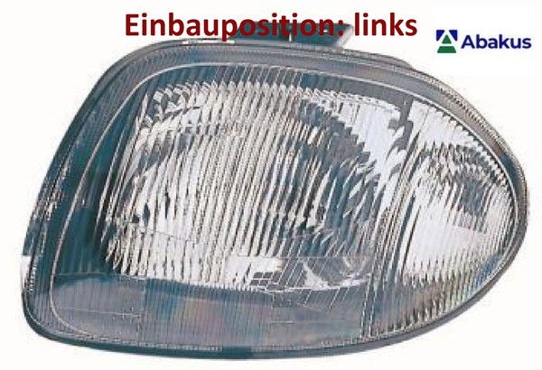 Abakus 551-1130L-LD-EM Hauptscheinwerfer Links Scheinwerfer FüR Renault-image