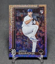 Bryan Simmons Sandglitter Foil Rookie 2025 Topps Update Series Card US198 Tigers