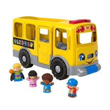 Fisher-Price Little People Big Yellow School Bus Musical Learning Toy for