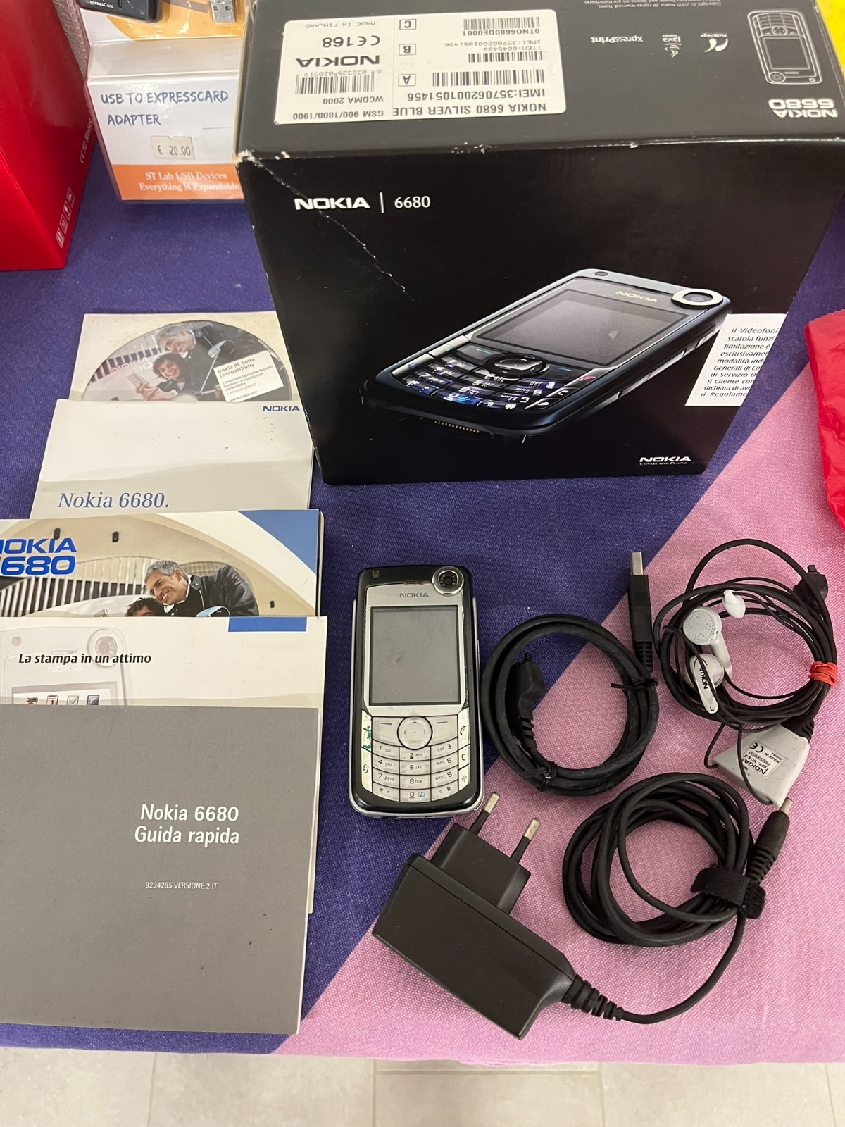 cellulare nokia 6680 silver blu