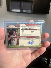 Marketplace image: 2024-25 Bowman University Chrome Asa Newell College Application 1/1 Autograph