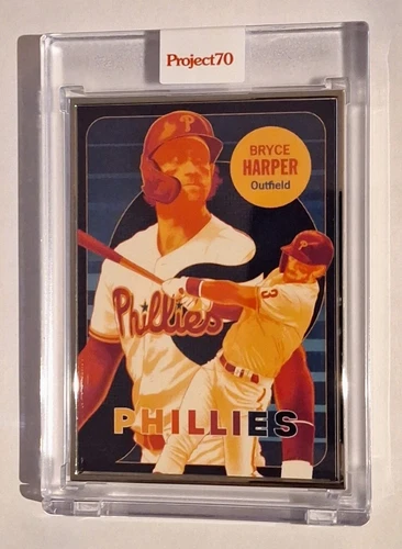 2021 TOPPS PROJECT 70 #751 BRYCE HARPER BY TAYLOR P70 AP SILVER FRAME 17/51