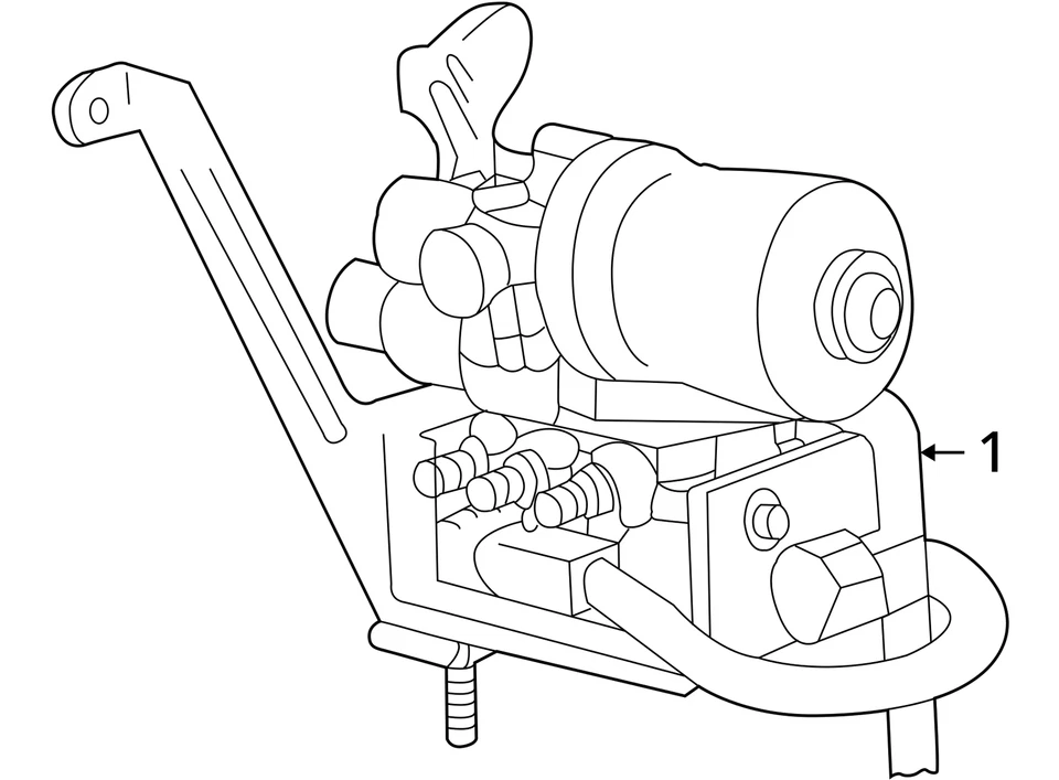 ПОДХОДИТ ДЛЯ МОДУЛЯ ГИДРАВЛИЧЕСКОГО БЛОКА 1995-1997 FORD EXPLORER F5TZ2C215B - НОВЫЙ ОТ ОРИГИНАЛЬНОГО ПРОИЗВОДИТЕЛЯ - Изображение 4 из 4